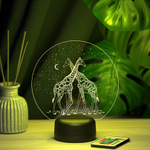 3D-ночник "Два жирафа"