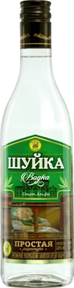 Водка Шуйка простая рецептура 0,5л