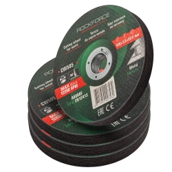Круг отрезной по металлу 125x1.2x22.2мм (к-т 40 шт) RockFORCE RF-CW505[к-т 40 шт.]