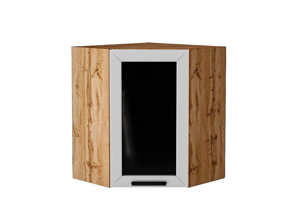 Шкаф верхний угловой остекленный Глетчер