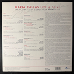 Maria Callas ‎– Maria Callas Live & Alive (Европа 2017г.) Т