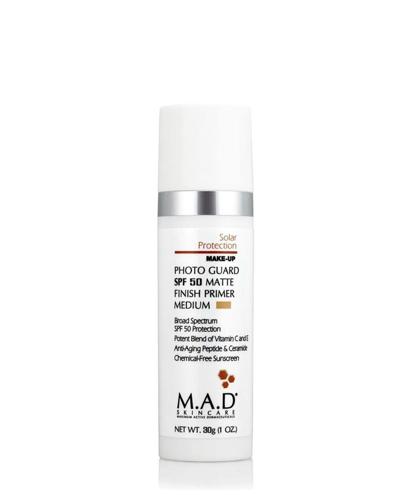 M.A.D Photo Guard SPF 50 Matte Finish Primer-Medium