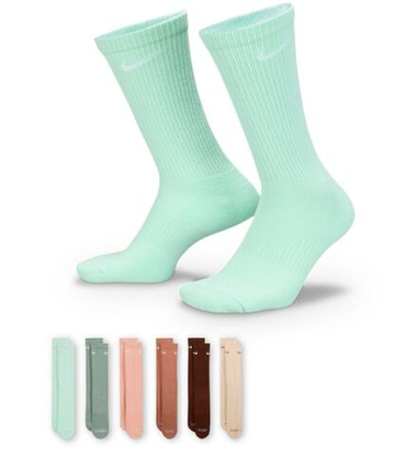 Теннисные носки Nike Everyday Plus Cushion Crew 6P - multicolor