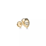 Серьги - сердечки из жёлтого золота 750 проба, Tiffany 💗Единственные в наличии