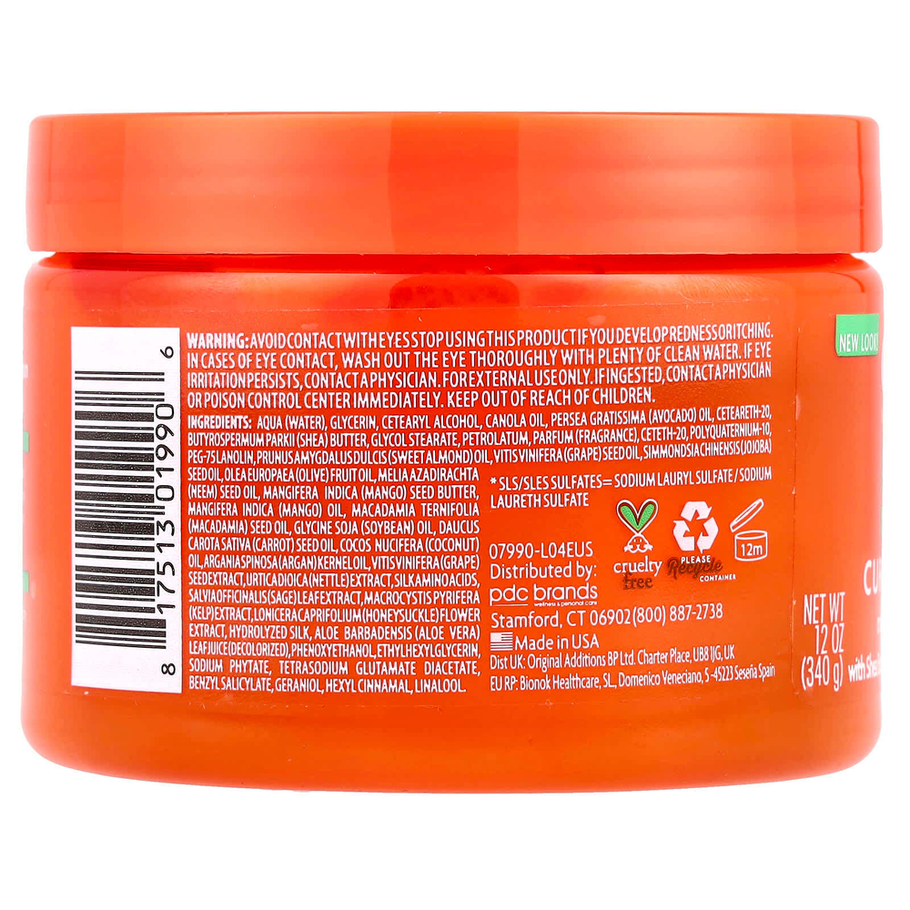 Cantu, Увлажняющий крем для завивки волос с авокадо, 340 г (12 унций)