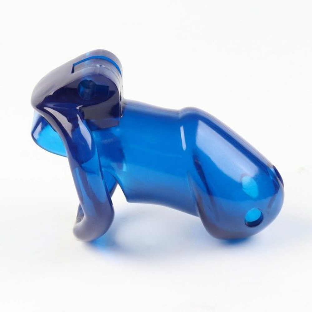 Синий мужской пояс верности «Оки-Чпоки» (Цвет: синий)