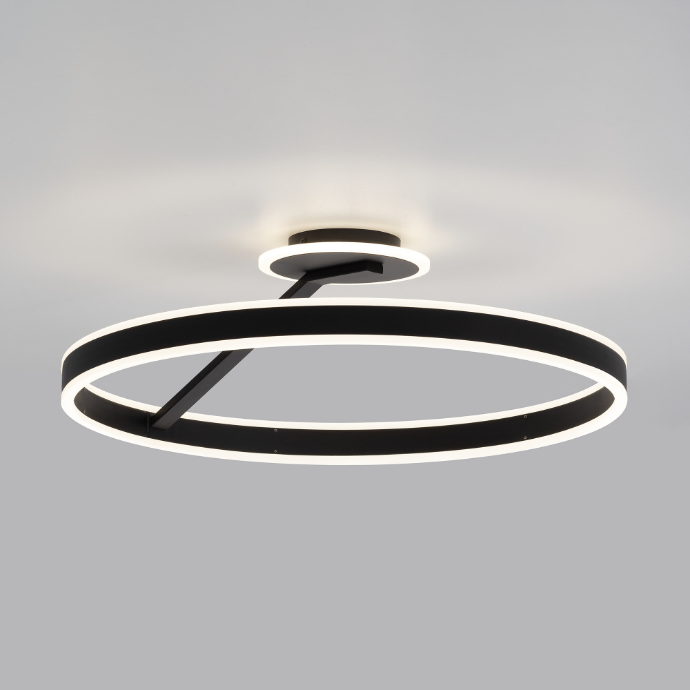 Citilux Дуэт CL719761 LED Люстра с пультом Чёрный