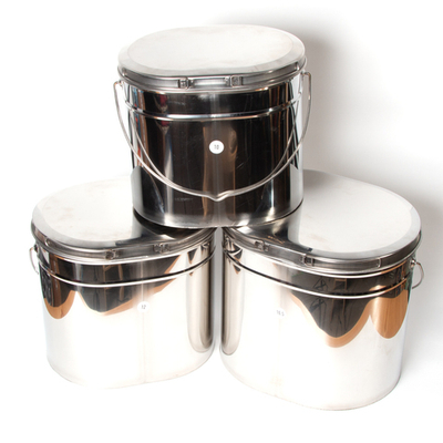 Набор высоких котелков 3 шт.(10;12;16.5л) крышки с ручками нерж.сталь(Роза ветров)