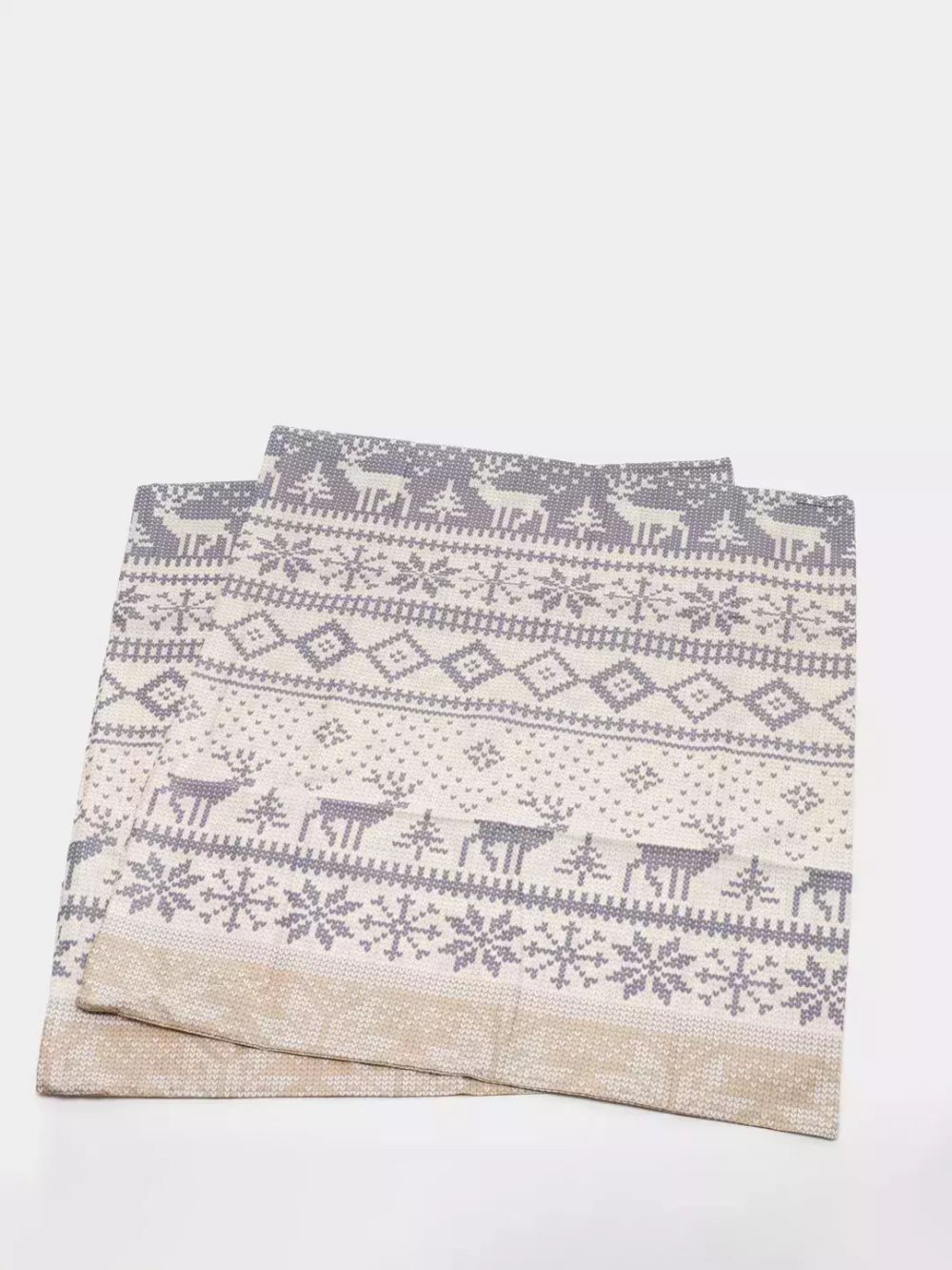 Постельное белье Сказка "Скандинавия/Вязание" 2-спальный Наволочка 50х70 см 2 шт Простынь 240х215 см Пододеяльник 175х215 см, перкаль