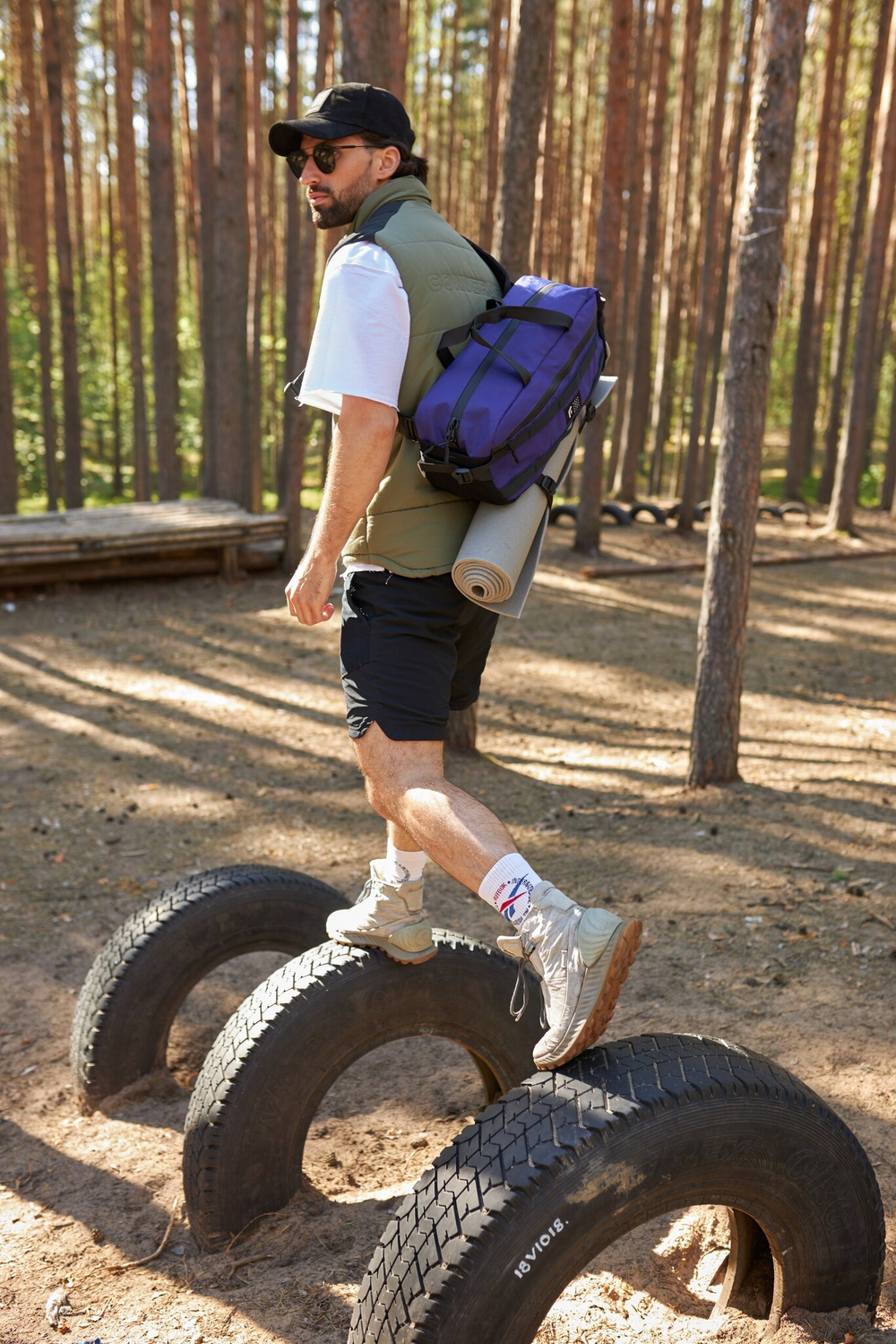 Сумка Technic Sling Baguette фиолетовый