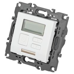 Терморегулятор ЭРА Серия 12 12-4111-01М универс.230В-Imax16А, белый матовый