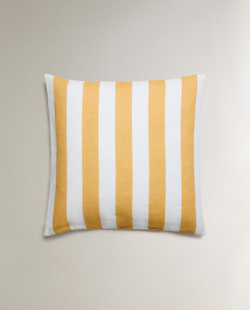 Zara Home наволочка декоративная из льна, в полоску