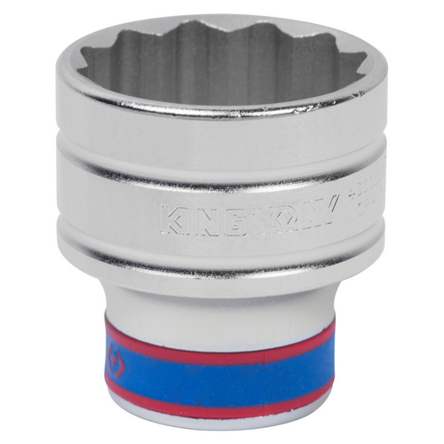 KING TONY (433034M) Головка торцевая стандартная двенадцатигранная 1/2", 34 мм