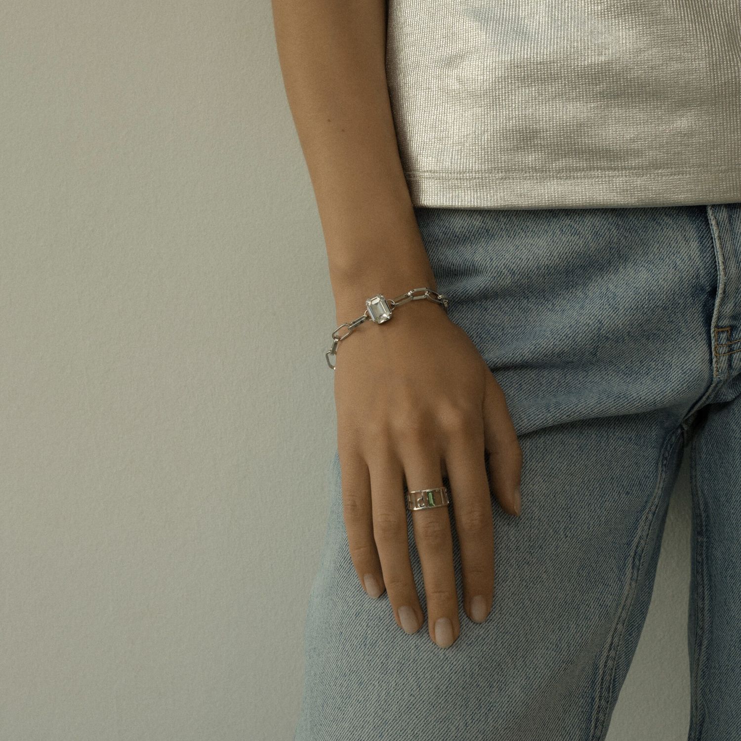 Кольцо Phenomenal Girl Rhodium Ring