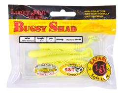 Мягкая приманка Lucky John BUGSY SHAD 3.9" (100 мм), цвет S88, 5шт.