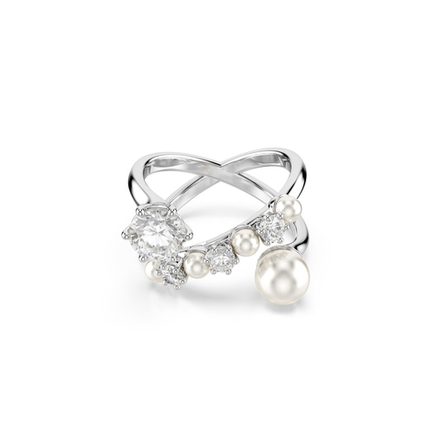 MATRIX:RING PEARL OPEN WHITE/RHS 55