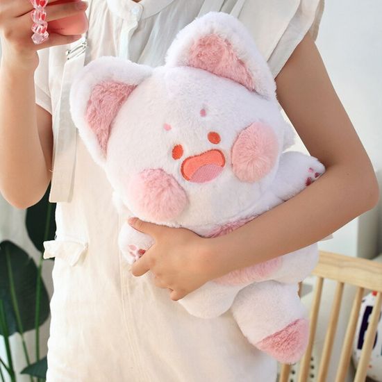 Мягкая игрушка "Котенок Dudu", розовый, 50см