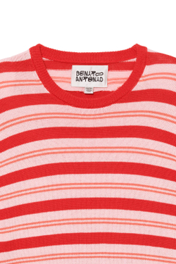 ZARA X BENITO ANTONIO СВИТЕР ИЗ СМЕСОВОГО ХЛОПКА, КРАСНЫЙ