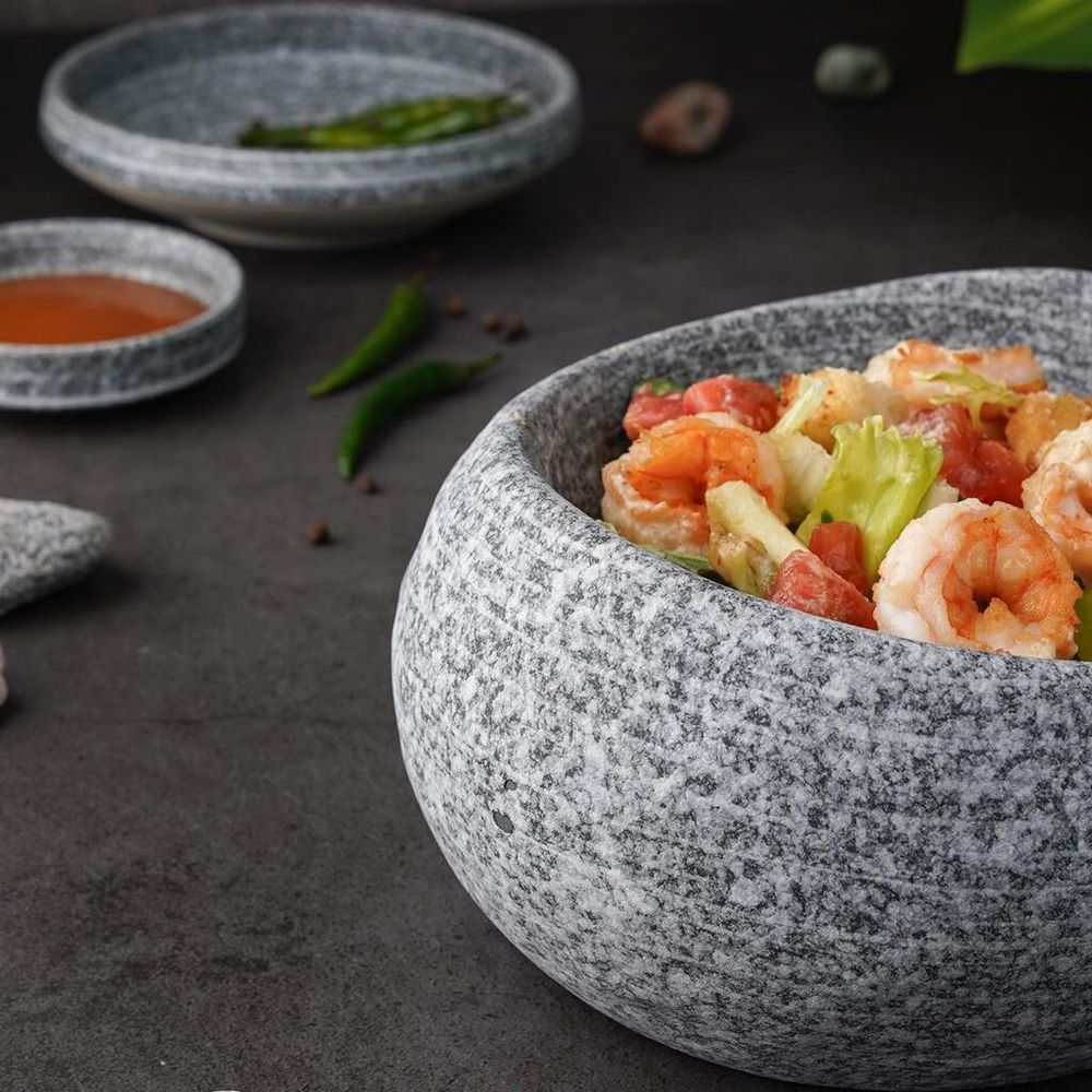 Салатник 250 мл 17,5*15,5 см h8,7 см Stone Untouched Taiga P.L. Proff Cuisine [1]