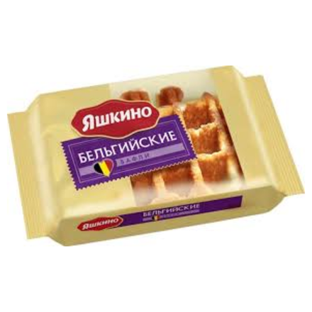 Вафли Яшкино Бельгийские 50 гр