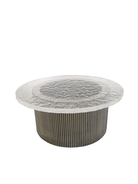 Стол журнальный Ist Casa Баухаус, 80х35см, серебро