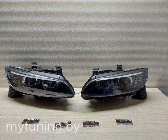 Передние фары ANGEL EYES LED BLACK HID для BMW 3 E92 E93