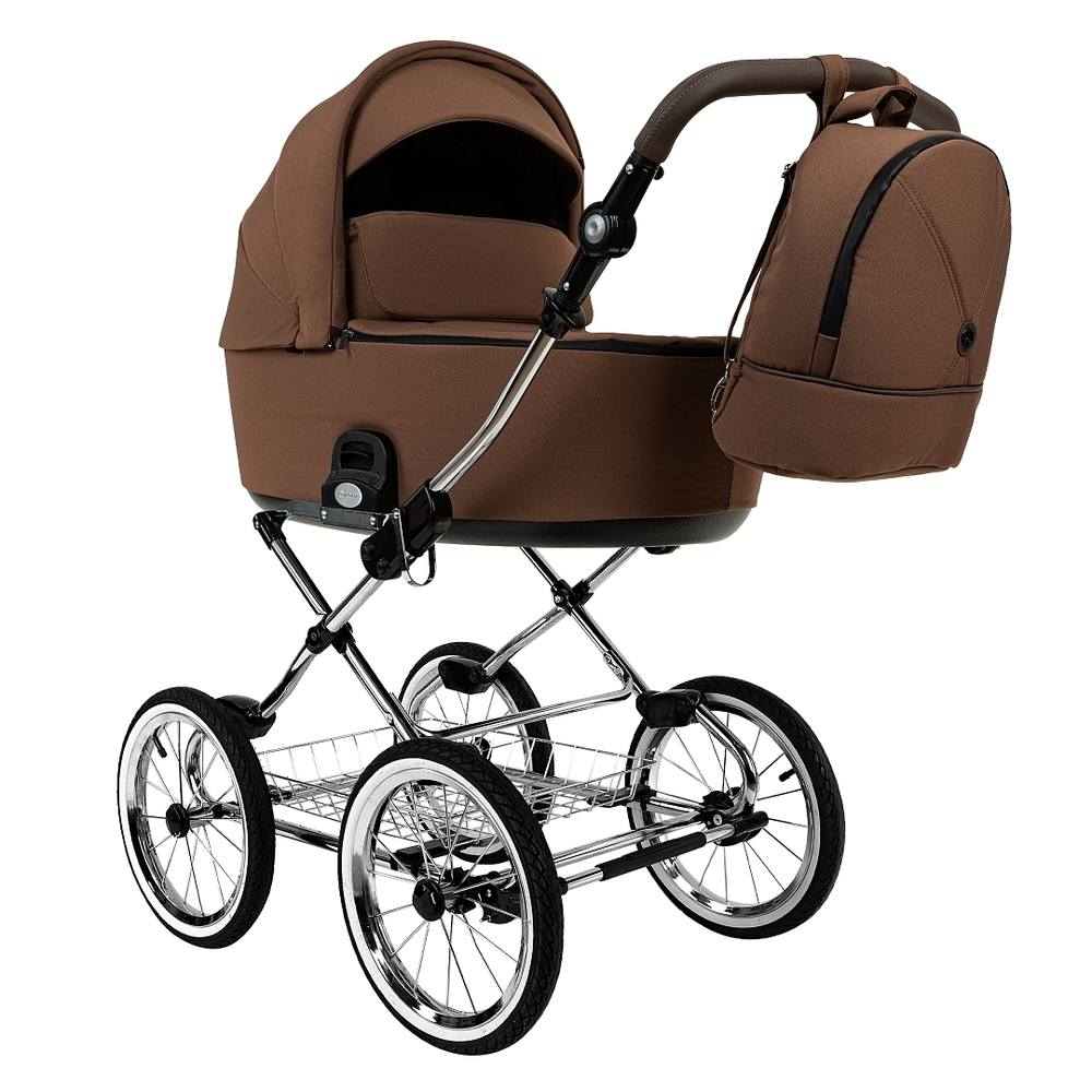 Коляска 2 в 1 ROAN BASS NEXT 2.0 CLASSIC d14 Mocha Mousse
