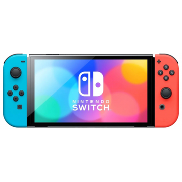 Игровая приставка Nintendo Switch OLED, 64Gb, Neon Red-Blue