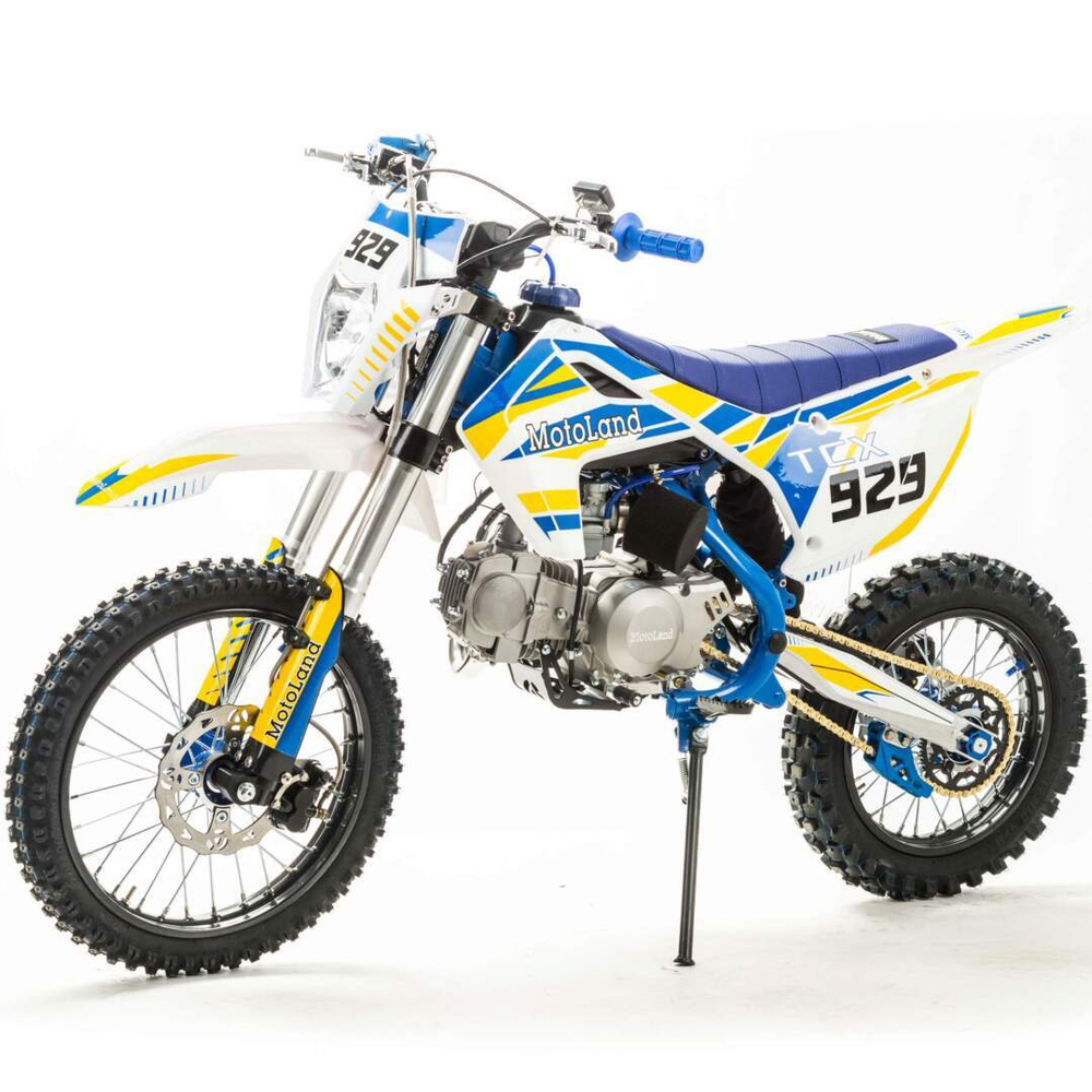 Питбайк Motoland TCX125 E 17/14 синий