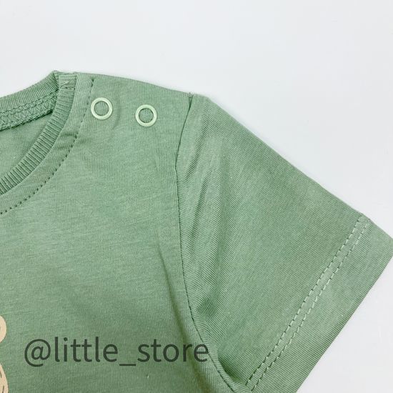 Футболка "Прятки в листьях" хлопковая, милитари