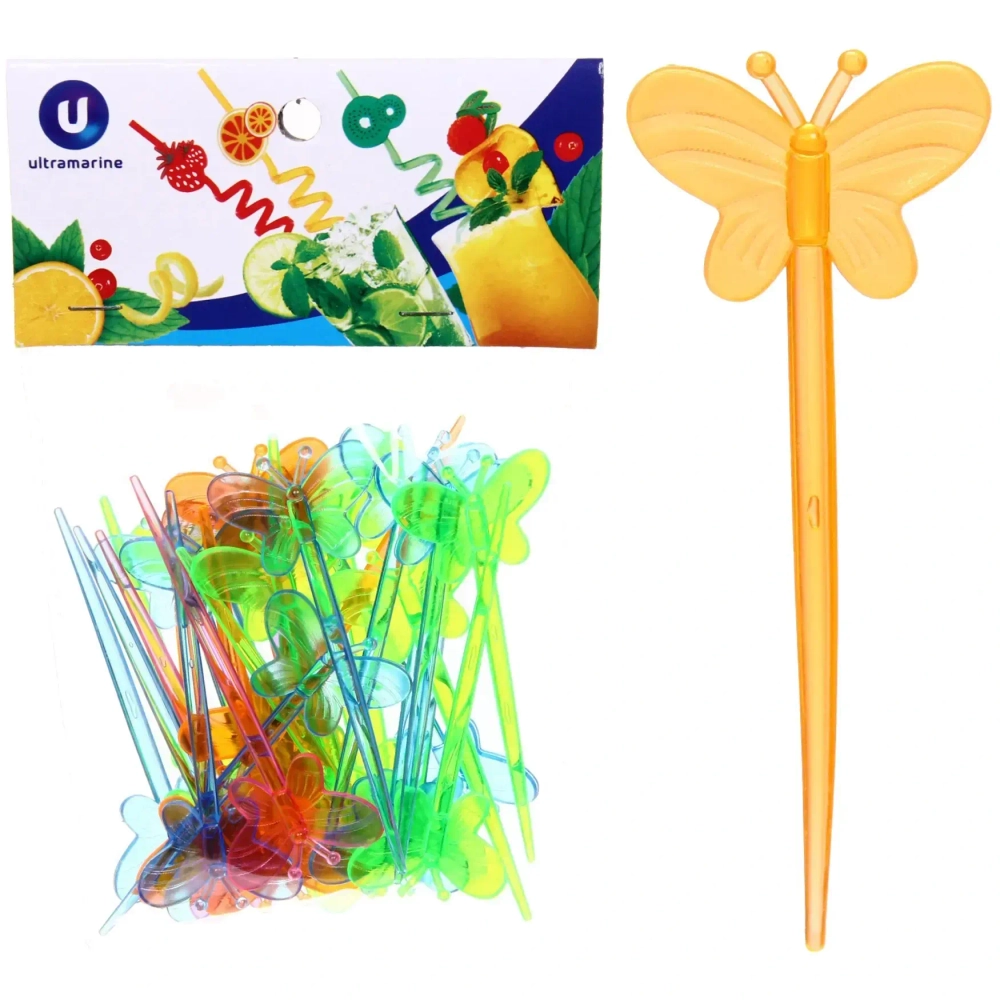 Шпажки в наборе 30шт «Бабочки»