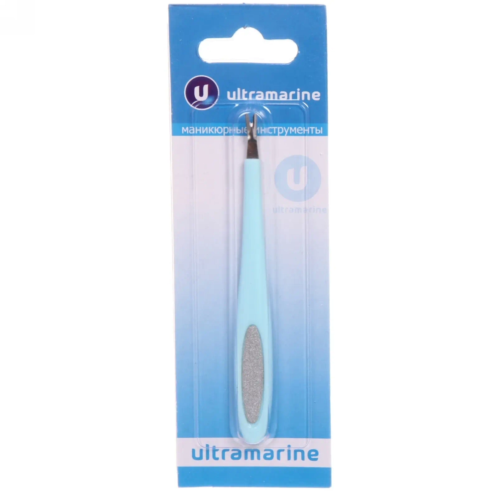 Триммер для удаления кутикулы на блистере «Ultramarine», с пилкой, цвет микс, 10см