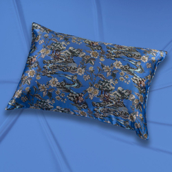 Наволочка 50x70 Mollen Заря васильково-синяя шелковая