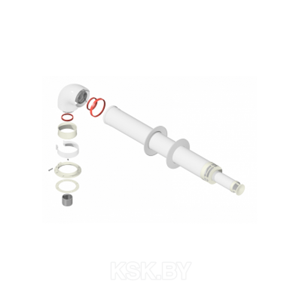 Коаксиальный дымоход Krats 60/100 KTL-01-075 (универсальный)