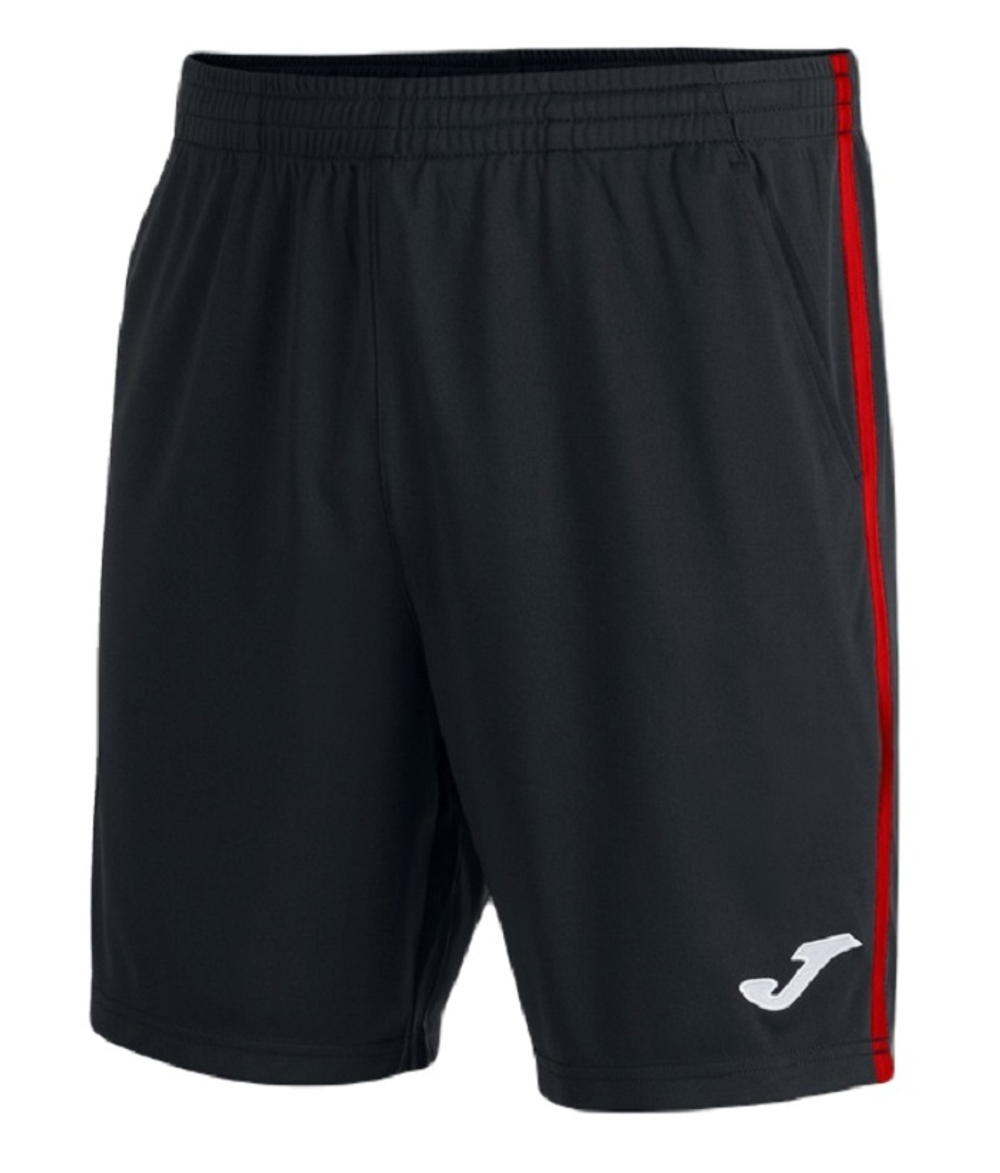 Теннисные шорты Joma Open III Bermuda M - black/red