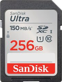 Карта памяти SanDisk Ultra SDXC 256GB UHS-I U1, R 150 МБ/с