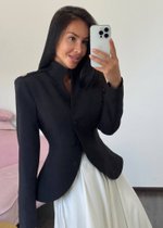 Жакет приталенный "Imba", черный