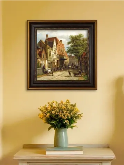 Картина серии "Голландия" настенная для интерьера 26*26 см