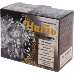 Гирлянда для дома «Bright light» 9,5м 100 ламп LED прозрач.пров.,8 реж, IP-20, Белый (возможность соединения)