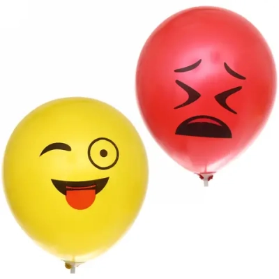 Воздушные шары 25 шт, 12»/25см «Эмоции»