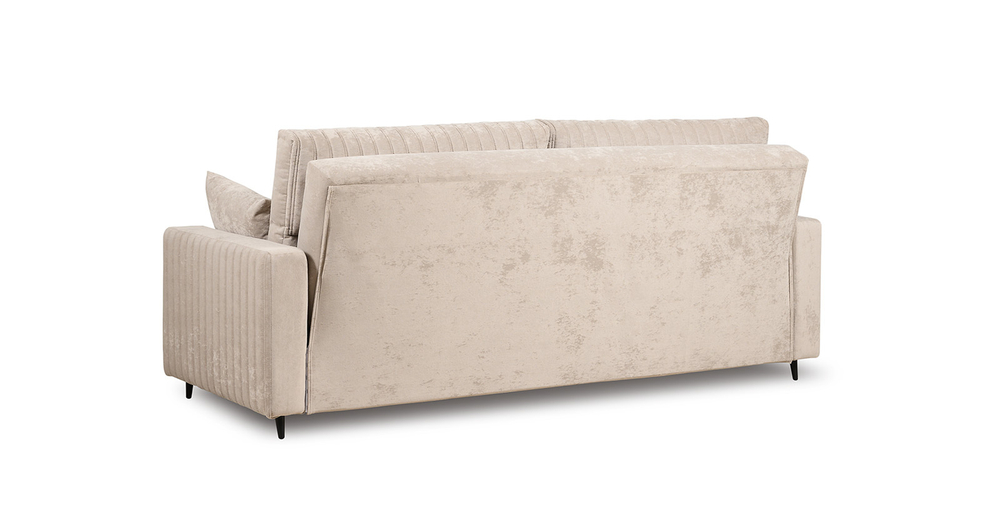 Изабель диван-кровать (велюр бежевый)