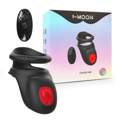 Стимулирующая насадка на пенис и мошонку (Цвет: черный)