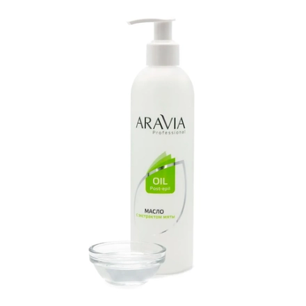 Масло с экстрактом мяты после депиляции 300 мл