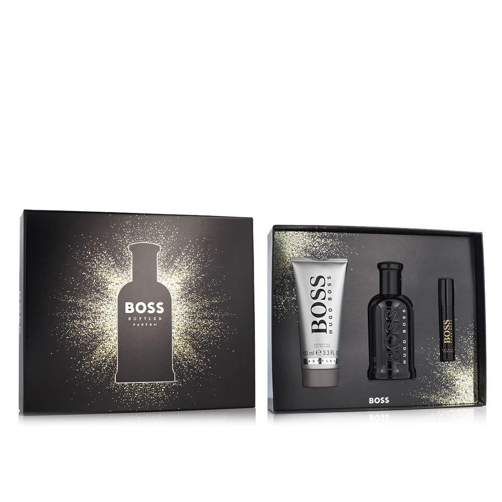 Hugo Boss Boss Bottled Parfum 100 ml + Parfum MINI 10 ml + SG 100 ml (man) 1 pcs