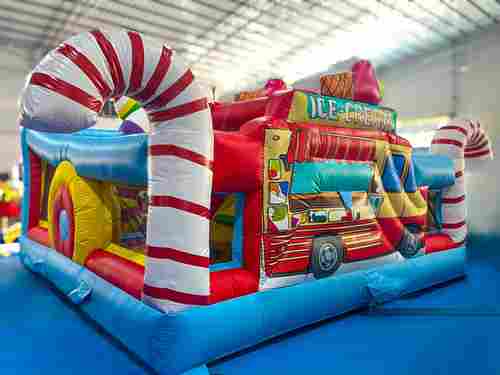 Коммерческий надувной батут «Мороженое 3», 5*5*3,5 м