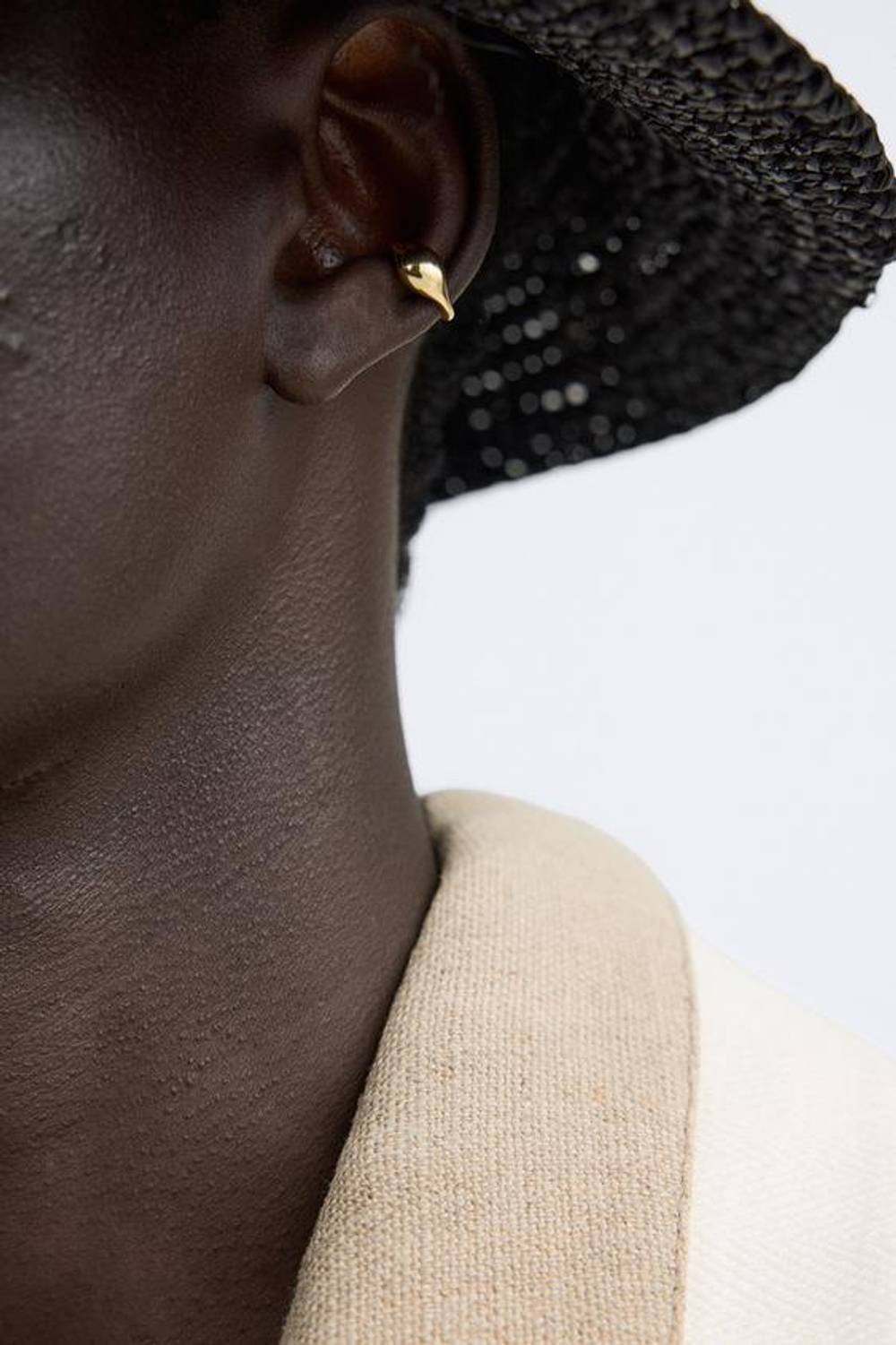 ZARA НАБОР СЕРЕГ-КАФФОВ И СЕРЕГ — LIMITED EDITION, ЗОЛОТИСТЫЙ