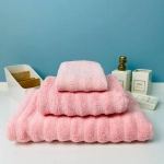 Полотенце махровое 70*140см «FLUFFY» цвет пудровый 01-050, плотность 500гр/м2