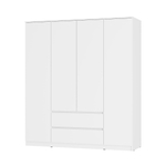 Шкаф 4-х створчатый Симпл ШК-13 белый