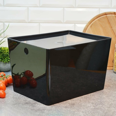 Контейнер для хранения 16л "Versa", прозрачно-черный