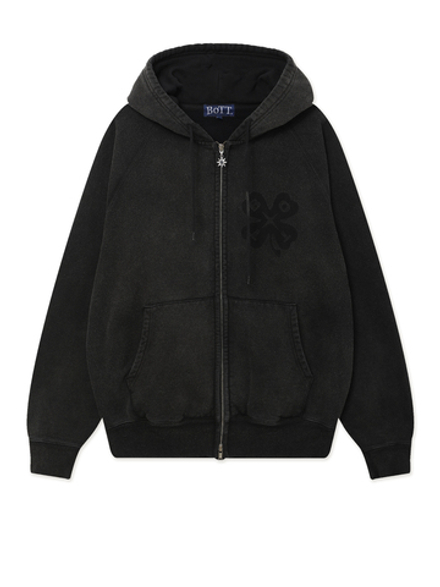 Мужская Толстовка Washed Luckey Logo Zip